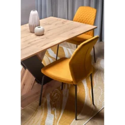 Skånska Möbelhuset River Matbord 130-175 Cm - Wotan Ek/svart -Stolar affär 947e3ff45682b7f58d6943b675b18ce7db