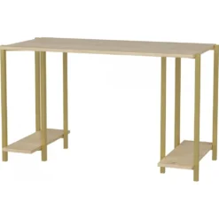 Skånska Möbelhuset Academy Skrivbord 125,2 X 60 Cm - Guld/ek -Stolar affär 94cb5dfd1a48d394b11ce590a091367dcb