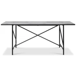 Skånska Möbelhuset Portland Matbord 180 Cm - Marmor/svart -Stolar affär 9519ad2702148a9a7a898aa02d48ae1f2c