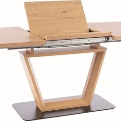 Skånska Möbelhuset Santiago Matbord 160-220 Cm - Ek/svart -Stolar affär 95aa9db4c88730ab1719757c3d59a38b83