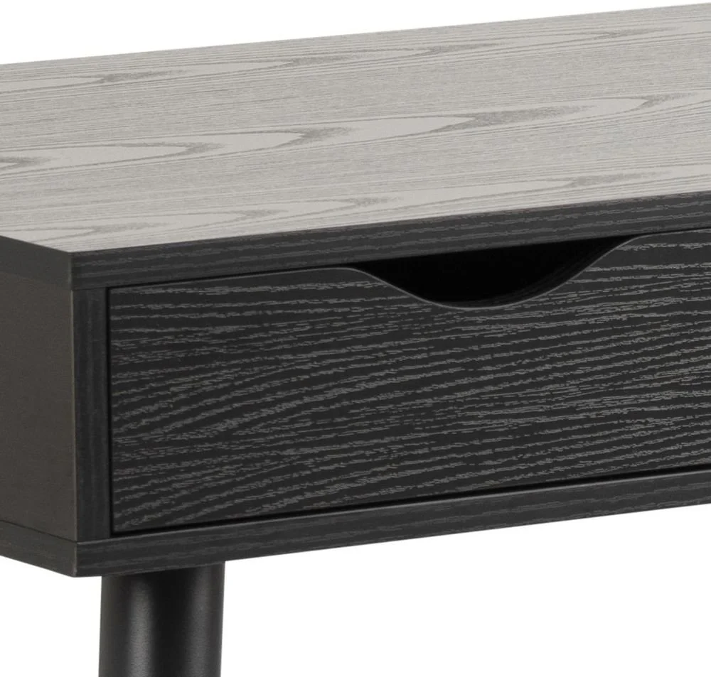 Skånska Möbelhuset Neptun Skrivbord Med Låda 110 Cm - Ask/svart 7 Skånska Möbelhuset Neptun Skrivbord Med Låda 110 Cm - Ask/svart - Bild 5