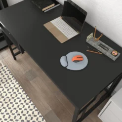 Skånska Möbelhuset Kennesaw Skrivbord 120 X 60 Cm - Svart/antracit -Stolar affär 96a68451235b7396df4cd62ba503bce129