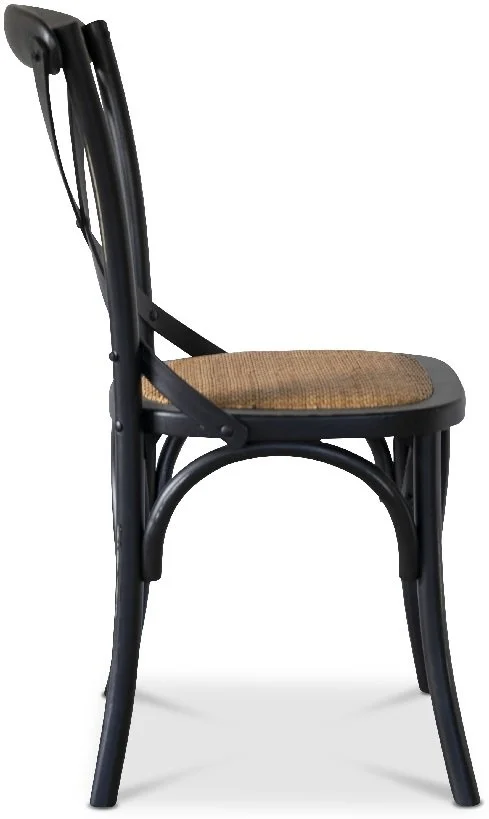 Skånska Möbelhuset Gaston Stol I Böjträ Med Rottingsits - Antik Svart 5 Skånska Möbelhuset Gaston Stol I Böjträ Med Rottingsits - Antik Svart - Bild 3