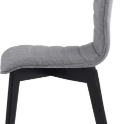 Skånska Möbelhuset Aniyah Stol - Ljusgrå/svartbetsad Ek -Stolar affär 97fea6ffadec22fe15decf52446a2ed573