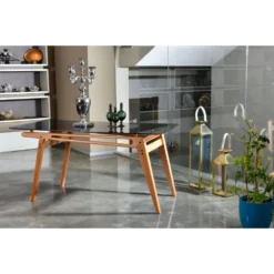 Skånska Möbelhuset Palace Matbord 160 Cm - Ek/glas -Stolar affär 9884782fb60235accb74533bd5f37b369e