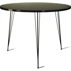 Skånska Möbelhuset Sandalf Matbord 90 Cm - Svart Marmor -Stolar affär 991ae952befd16f4da46ca2649702d9189