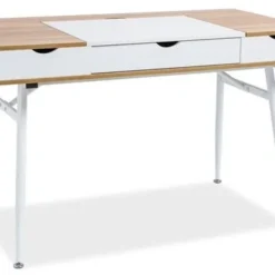 Skånska Möbelhuset Plugga Skrivbord 120x60 Cm - Vit/ek