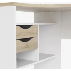 Skånska Möbelhuset Function Plus Skrivbord 145,1 X 81 X 76,8 Cm - Vit/ek -Stolar affär 999b2f0032c661de7a85e0c382c1565070