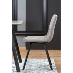 Skånska Möbelhuset Valarauk Matbord 140 Cm - Ljusgrå/svart -Stolar affär 9b3dbcda43bff0fe1354c740ba816dd60d