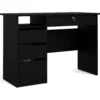 Skånska Möbelhuset Function Plus Skrivbord Med 3 Lådor 109,3 X 48,5 Cm - Svart -Stolar affär 9bc4da0038db91849f10a2414bf60feb07
