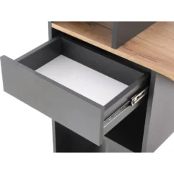 Skånska Möbelhuset Spurs Skrivbord 122x57 Cm - Ek/antracit -Stolar affär 9c44963cddd8c2e0063c383f2f25fb44b0