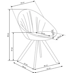 Skånska Möbelhuset Cadeira Matstol 358 - Grå -Stolar affär 9c9d8f4cf20058ca5a91263515a15f7b40
