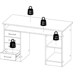 Skånska Möbelhuset Function Plus Skrivbord 126 X 55 X 75,6 Cm - Hickory 25 Skånska Möbelhuset Function Plus Skrivbord 126 X 55 X 75,6 Cm - Hickory -Stolar affär 9cb8c267057431359ae2527c139e6060dd