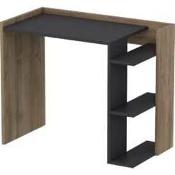 Skånska Möbelhuset Ruby Skrivbord 90,6x46,8 Cm - Antracit/valnöt