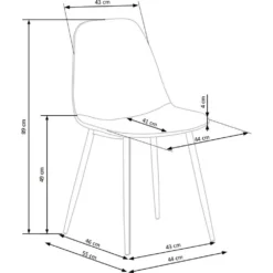 Skånska Möbelhuset Cadeira Matstol 387 - Beige -Stolar affär 9d434eb2dc0d85b1c5717730cfd998c02e