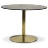 Skånska Möbelhuset Plaza Runt Matbord Ø106 Cm - Grå Marmor / Mässing -Stolar affär 9f57ff6a62db81f00614140004e684c644