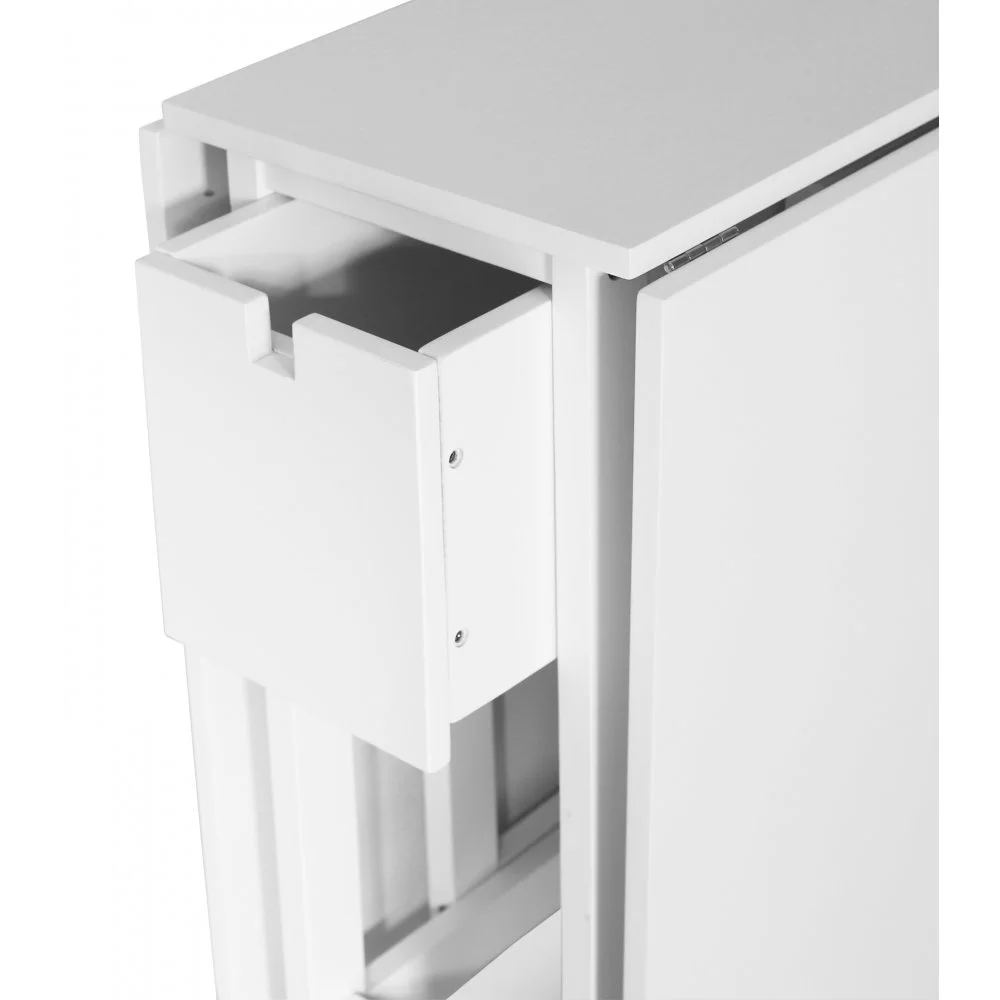 Skånska Möbelhuset Sandhamn Slagbord Med Låda 30/90/150 X 80 Cm - Vit 9 Skånska Möbelhuset Sandhamn Slagbord Med Låda 30/90/150 X 80 Cm - Vit - Bild 7