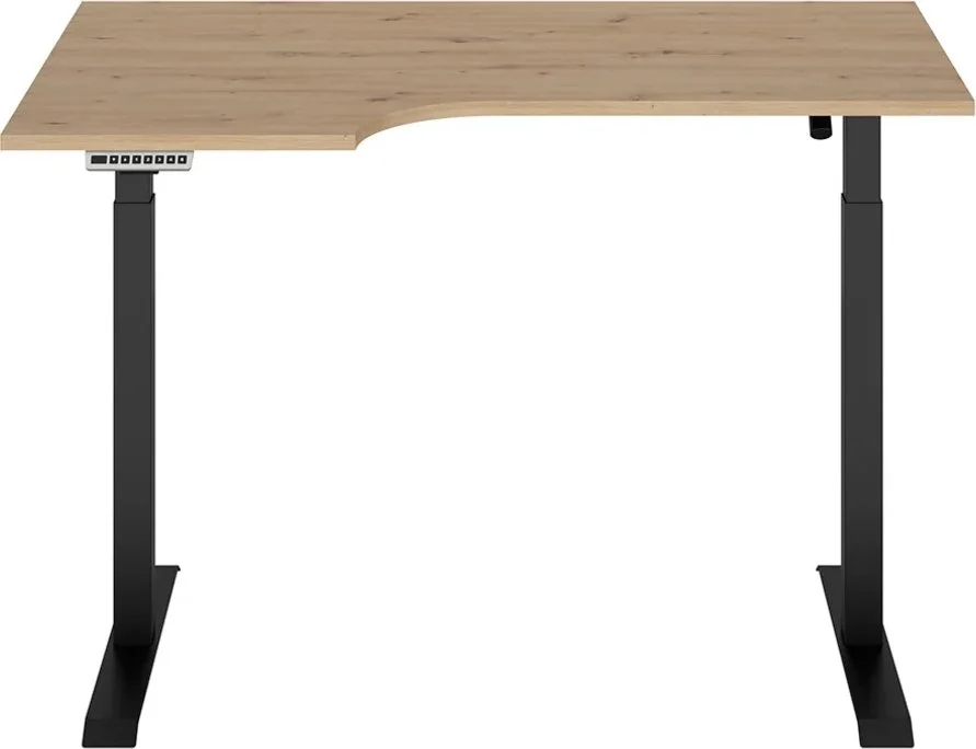 Skånska Möbelhuset Space Höj Och Sänkbart Skrivbord Vänster 140 X 90 Cm - Ek 6 Skånska Möbelhuset Space Höj Och Sänkbart Skrivbord Vänster 140 X 90 Cm - Ek - Bild 4