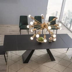 Skånska Möbelhuset Salvadore Matbord 120-180 Cm - Svart -Stolar affär a1369f19abfc2e9bab4189b3d32989f605