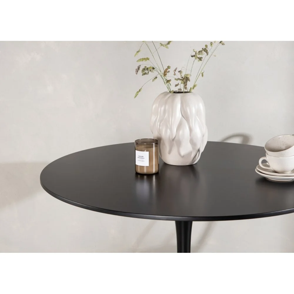 Skånska Möbelhuset Glade Matbord Ø100 Cm - Svart 8 Skånska Möbelhuset Glade Matbord Ø100 Cm - Svart - Bild 6