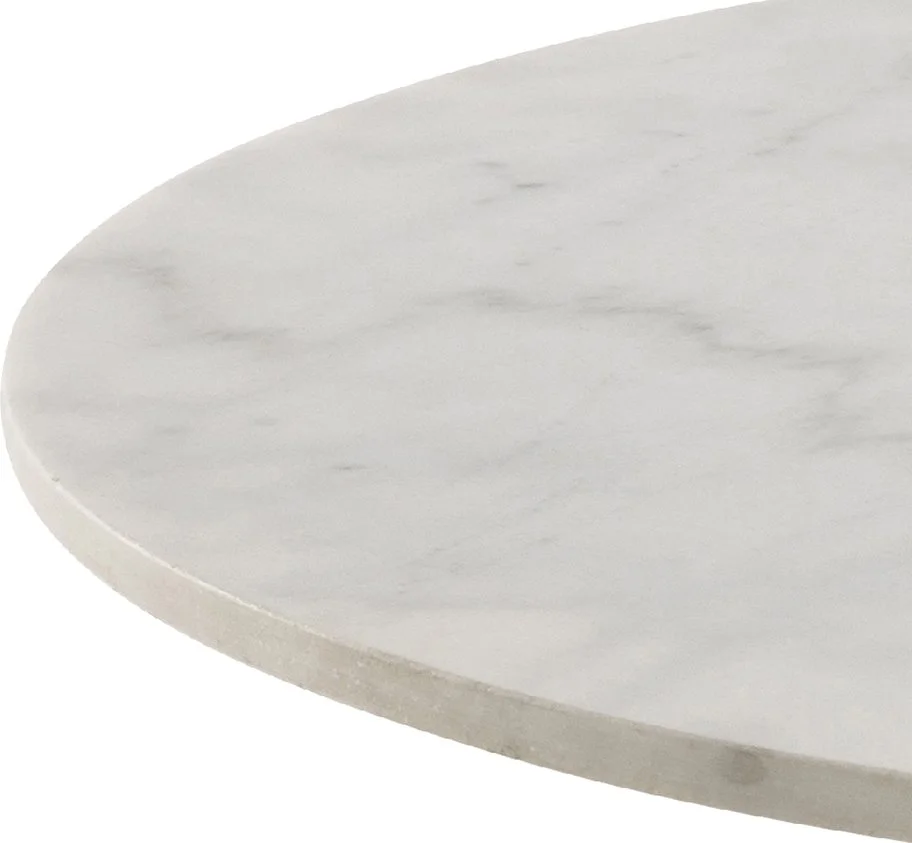 Skånska Möbelhuset Corby Matbord Ø105 Cm - Vit/svart 5 Skånska Möbelhuset Corby Matbord Ø105 Cm - Vit/svart - Bild 3