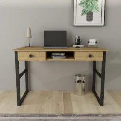 Skånska Möbelhuset Denver Skrivbord 120x60 Cm - Ek -Stolar affär a37f97bee875ae26c91168af4eb9a5b923