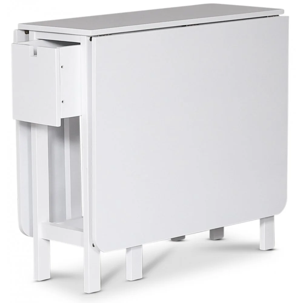 Skånska Möbelhuset Sandhamn Slagbord Med Låda 30/90/150 X 80 Cm - Vit 8 Skånska Möbelhuset Sandhamn Slagbord Med Låda 30/90/150 X 80 Cm - Vit - Bild 6
