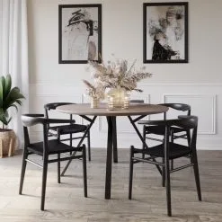 Skånska Möbelhuset Smokey Matbord 120 Cm - Gråbetsad Ek -Stolar affär a4887c91602cf859aa2eed637180b07013