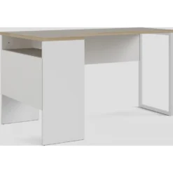 Skånska Möbelhuset Function Plus Skrivbord 145,1 X 81 X 76,8 Cm - Vit/ek