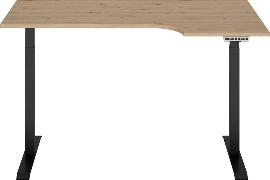 Skånska Möbelhuset Space Höj Och Sänkbart Skrivbord Höger 160 X 90 Cm - Ek 7 Skånska Möbelhuset Space Höj Och Sänkbart Skrivbord Höger 160 X 90 Cm - Ek - Bild 5