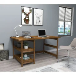 Skånska Möbelhuset City Skrivbord 120x55 Cm - Valnöt -Stolar affär a51f7be5bbec70827558683c48a8f7a5b2