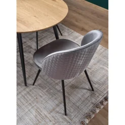 Skånska Möbelhuset Rocky Matbord 120-160 Cm - Ek/svart -Stolar affär a556f1136243404cba8dd0f7e81e2f9994