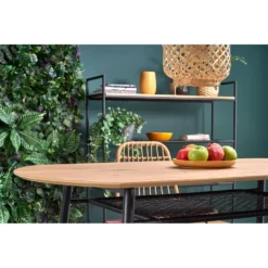 Skånska Möbelhuset Rankin Matbord 160 Cm - Ek/svart -Stolar affär a5c0c82ead5f54236a8be3b85f8e358dd0