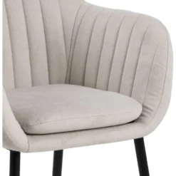 Skånska Möbelhuset Emilia Karmstol - Beige/svart -Stolar affär a5dc3d2d65b6785906f84eacef51826de6