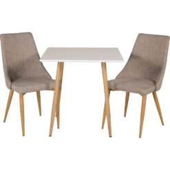 Skånska Möbelhuset Bridge Matbord 75 Cm - Vit/ek -Stolar affär a6d4cab46735a44d499d5f34dc3ac80d75