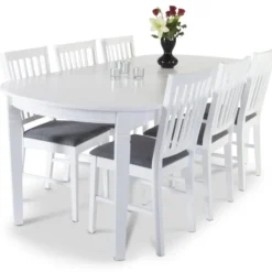Skånska Möbelhuset Sandhamn Matbord 160-200 Cm - Vit