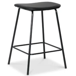 Skånska Möbelhuset Shelby Barstol - Svart PU / Svart