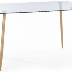 Skånska Möbelhuset Tia Matbord 130 X 80 Cm - Ek / Glas -Stolar affär a77efa641cb5db66320284a43f79984b32