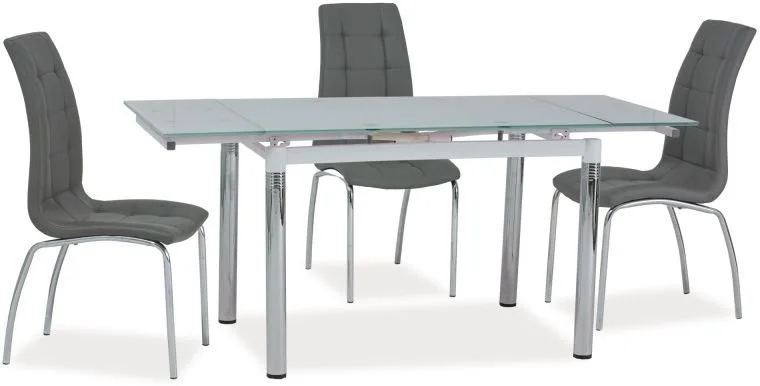 Skånska Möbelhuset Sarai 110-170 Cm Matbord - Vit/krom 3 Skånska Möbelhuset Sarai 110-170 Cm Matbord - Vit/krom