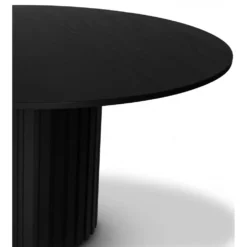 Skånska Möbelhuset PiPi Runt Matbord Ø150 Cm - Svartbetsat Trä -Stolar affär aa3a32bcc1a70c1b4e062183c5900b25ab