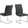 Skånska Möbelhuset Moon Matstol - Grå/krom -Stolar affär ac4622e55c35bbc0d03e6a71fdbd3c80ce