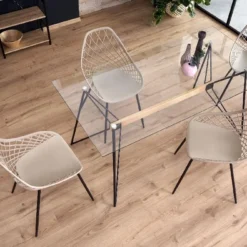 Skånska Möbelhuset Ulrica Matbord 160 Cm - Glas/svart 6 Skånska Möbelhuset Ulrica Matbord 160 Cm - Glas/svart -Stolar affär adc89485b58356f9a00e237315770a38eb