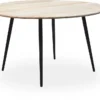 Skånska Möbelhuset Tessa Runt Matbord D130 Cm - Trä/svart -Stolar affär aed7ba8d13f8525f6927ba8173f8da9118