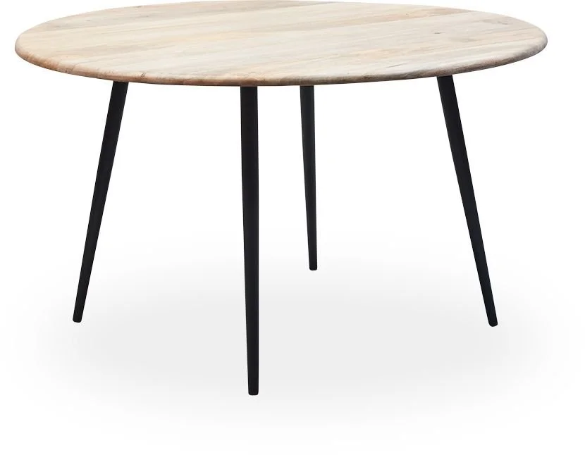 Skånska Möbelhuset Tessa Runt Matbord D130 Cm - Trä/svart 3 Skånska Möbelhuset Tessa Runt Matbord D130 Cm - Trä/svart