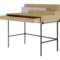 Skånska Möbelhuset Leila Skrivbord 108x60 Cm - Ek/vit -Stolar affär af7b8dd0a3844ff9d301e1912c2051aa51