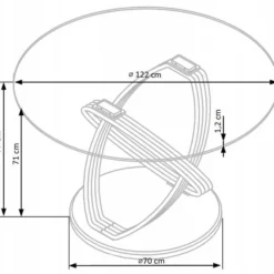 Skånska Möbelhuset Vision Matbord Ø122 Cm - Svart -Stolar affär b3792295baea9331cf51c396c2999bba73