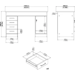 Skånska Möbelhuset Function Plus Skrivbord 126 X 55 X 75,6 Cm - Hickory 23 Skånska Möbelhuset Function Plus Skrivbord 126 X 55 X 75,6 Cm - Hickory -Stolar affär b4d6db351104f086c97611169f6d215cfe