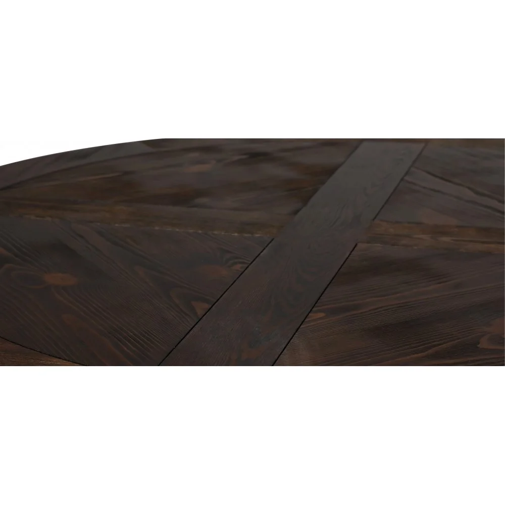 Skånska Möbelhuset Tuva Runt Matbord Ø150 Cm - Brun / Svart 5 Skånska Möbelhuset Tuva Runt Matbord Ø150 Cm - Brun / Svart - Bild 3