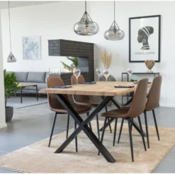 HOUSE NORDIC Toulon Matbord - Oljad Ek - 140x95x76x4 -Stolar affär b5a2995a696346534c20cf104f80180d38