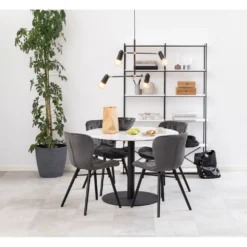 Skånska Möbelhuset Corby Matbord Ø105 Cm - Vit/svart 19 Skånska Möbelhuset Corby Matbord Ø105 Cm - Vit/svart -Stolar affär b5eeea2166257652859b9b8a722a109270